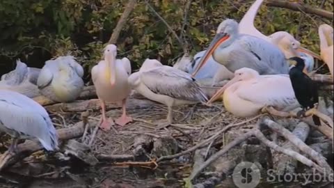 Discover the Majestic Dalmatian Pelican- A Prehistoric Bird of the Wetlands