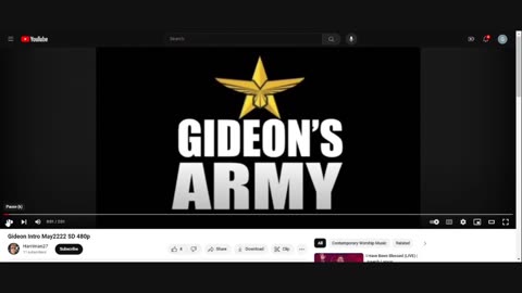 GIDEONS ARMY THURSDAY 1/11/24 @ 930 AM EST