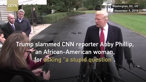 Trump to CNN reporter: 'You ask a lot of stupid questions