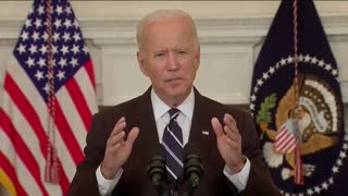 Biden: "Three months before I took office, our economy was faltering"