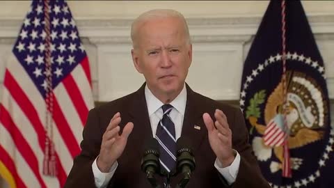 Biden: "Three months before I took office, our economy was faltering"