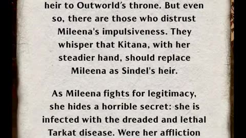 Character Lore - Mileena Heir to Outworlds Throne