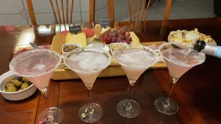 Lavender martinis