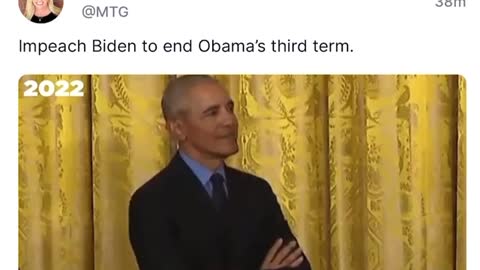 OBAMA - So that was the plan? for a third term ?! - Are you kidding me ?!