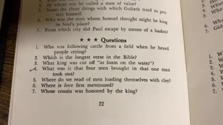 Bible Trivia - Bible Quiz 14 ⭐️⭐️⭐️
