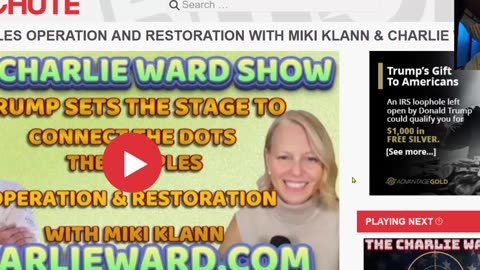 Get Involved - The Peoples Operation Restoration dot com - Miki Klann BitChute -3-22-24
