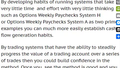 Why Do Options Weekly Paychecks System H Vs Other Systems