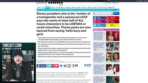 Disney Says HALF Of Their Content Will Go Woke, DeSantis SLAMS Disney Groomers Over Dont Say Gay Lie