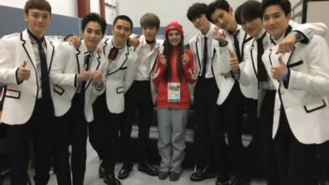 Evgenia Medvedeva Meets EXO!