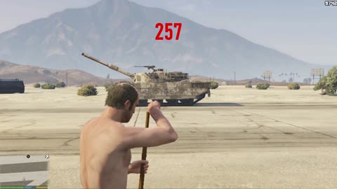 FULL VIDEO - How many Musket bullets is needed to destroy a TANK in GTA 5?