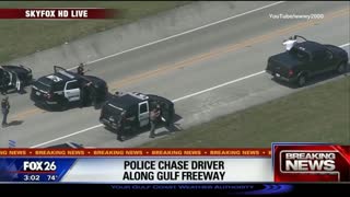 Houston High Speed Police Chase... Pick Up Truck... Standoff