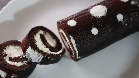 Cake in 5 minutes. Swiss roll cake recipe. Easy & tasty Swiss Roll by Tasty Recipe Hut