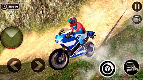 Uphill Off-road Motorbike Rider | Android GamePlay