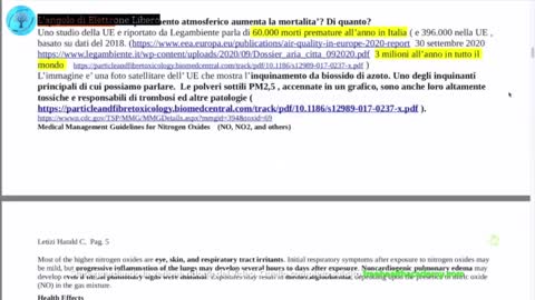 Il Virus della Vita: Parte 1- L'inquinamento del sistema Uomo: Sintomi, morti, colpevoli del 2020.