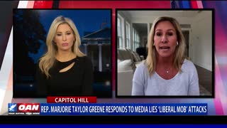 Rep. Taylor Greene responds to media lies 'liberal mob' attacks