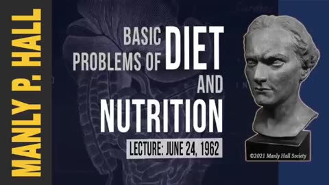 Manly P. Hall Diet - Nutrition unreleased