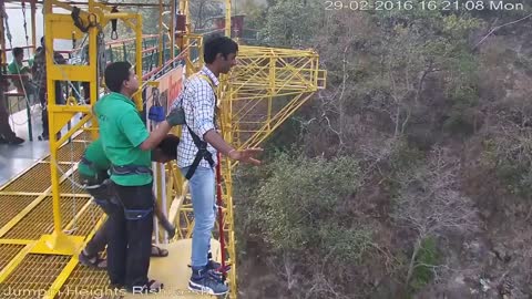 The Funny Bungee Jump in Rishikesh