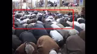 What are these people doing while praying ?