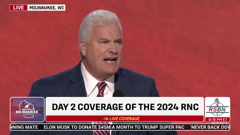 WATCH: U.S. Rep. Tom Emmer Speaks at 2024 RNC in Milwaukee, WI - 7/16/2024