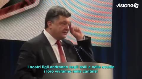 Così parlò Poroshenko.