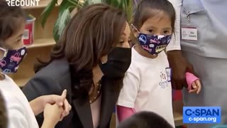 Kamala Harris Brags to Preschoolers that She's the First Woman VP
