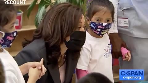 Kamala Harris Brags to Preschoolers that She's the First Woman VP