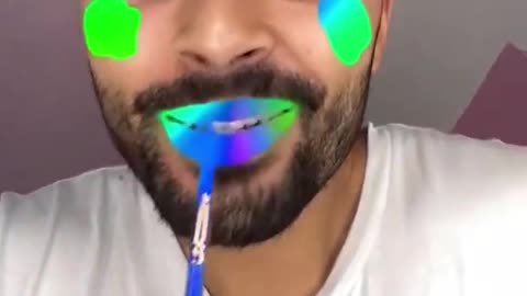 Rainbow Color Face