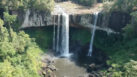 Super monumental and beautiful waterfall