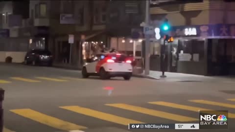 Viral Video Shows San Francisco Police Pull Over Driverless Car