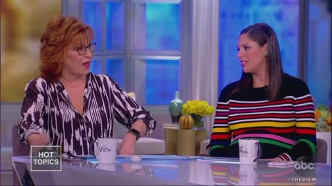 Joy Behar appears to wonder if Kellyanne and George are into angry sex