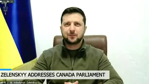 Ukraine President Zelenskyy addresses Canada Parliament