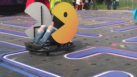 Real Life Pac-Man in Amsterdam