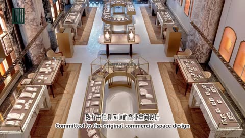 Luxury brand jewelry store showcase project in Hong Kong