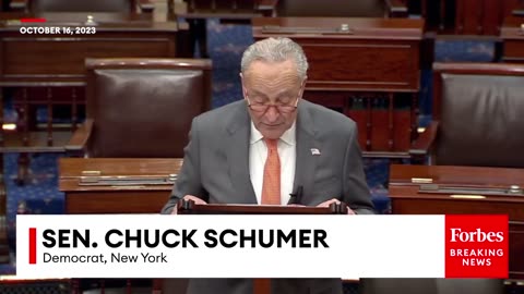 'Your Burden Will Be Our Burden'- Chuck Schumer Urges Bipartisan Support For Israel