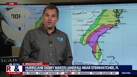 Hurricane Debby strikes Florida with life-threatening storm surge | LiveNOW from FOX