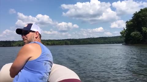 Normal boat ride and then the fish jumped into the camera..MUST SEE