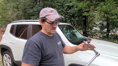 ROTATING THE TIRES ON MY DAUGHTERS JEEP