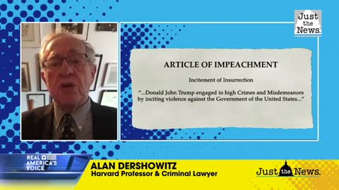 Alan Dershowitz: Trump impeachment is "unconstitutional"