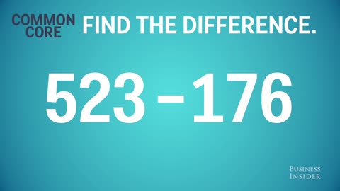 How Common Core subtraction works