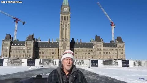 24 HOURS BEFORE THE GREATEST SHIT SHOW THE WORLD HAS EVER SEEN - POLICE BLOCKING THE CONVOY !!