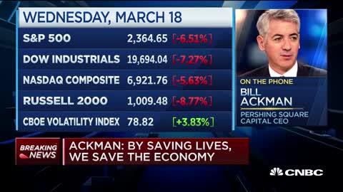 Bill Ackman fear-mongers over coronavirus