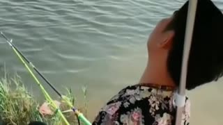 Daydream when fishing