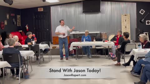 Jason at the Cleburne County Republican Women's Meeting