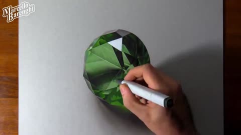 Draw Shadows On The Surface Of Jadeite