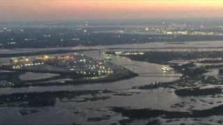 Fun Evening flight into Jacksonville, Florida