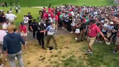 PGA "Climate Losers" get taken down to cheers from the people.