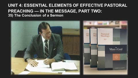 Albert Martin's Pastoral Theology Lecture 66