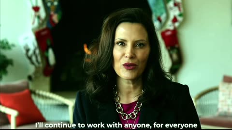 Remember Governor Whitmer’s 2021 Year In Review Speech?