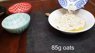 High protein oatbread with just 3 ingredients and without flour
