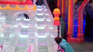 Ice castle kid slide scorpion fail